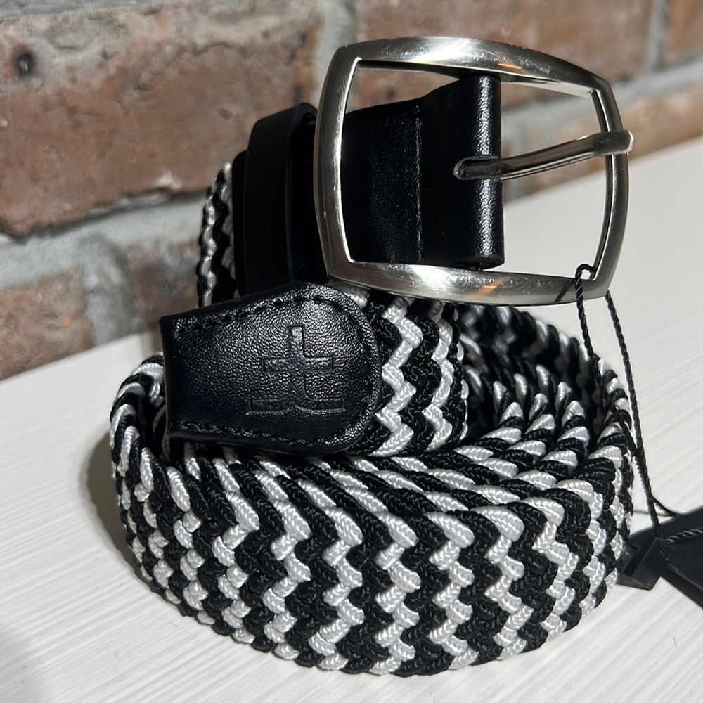 Men’s golf stretch braided belt
